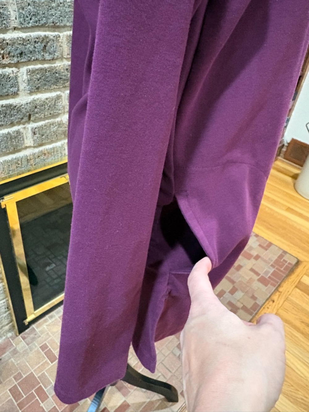Duluth Trading Co Plum Long Sleeve Tunic - Picture 5 of 6